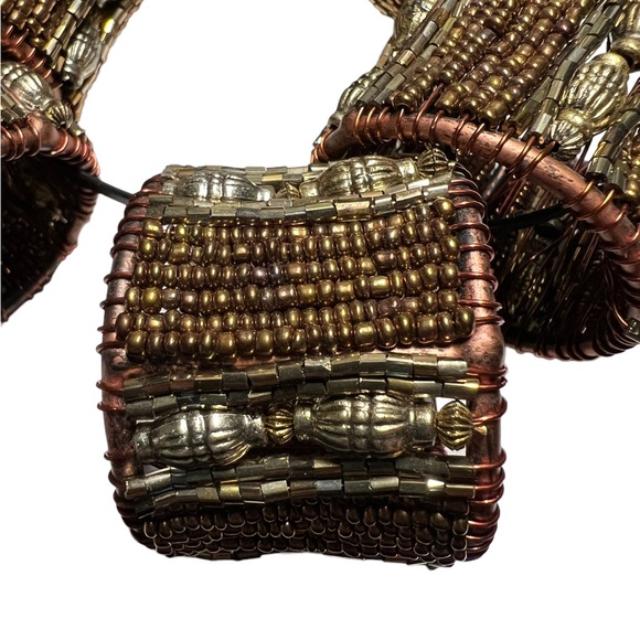 Trendex Beaded Napkin Holders - Set of 6 - Picture 3 of 3